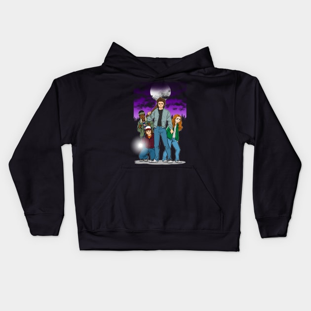 Let's kill that demodog Kids Hoodie by Vivalski